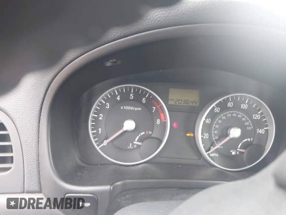 2007 Hyundai Accent SE z VIN KMHCN36C27U053055, wystawiony jako IAAI lot #43336722 z przebiegiem 203 644 mil mil oraz . Historia ofert i sprzedaży dostępna na DreamBid. Obrazek 7.