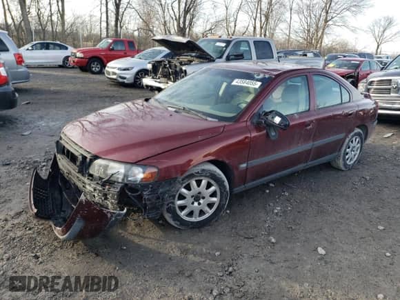 2001 Volvo S60 с VIN YV1RS61R512081241, выставлен на аукционе Copart как лот 43584055 с пробегом 115 211 миль миль и Списание • Salvage title. История ставок и продаж доступна на DreamBid. Изображение 1.