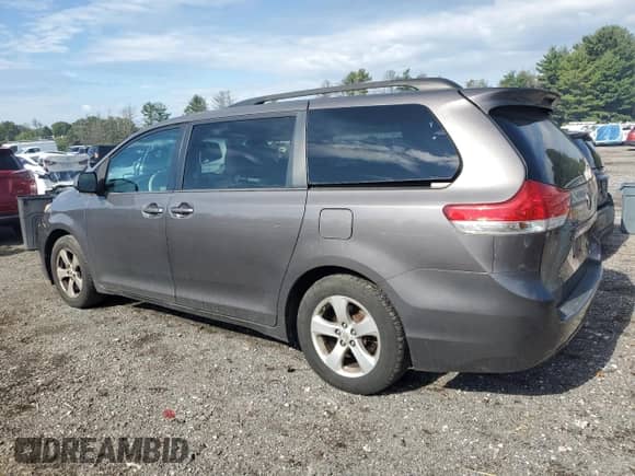 2013 Toyota Sienna LE AAS with VIN 5TDKK3DC3DS350699, listed as a Copart auction lot 83844455 with 167,029 mi miles and Salvage title. Bid and sale history available at DreamBid. Image 2.