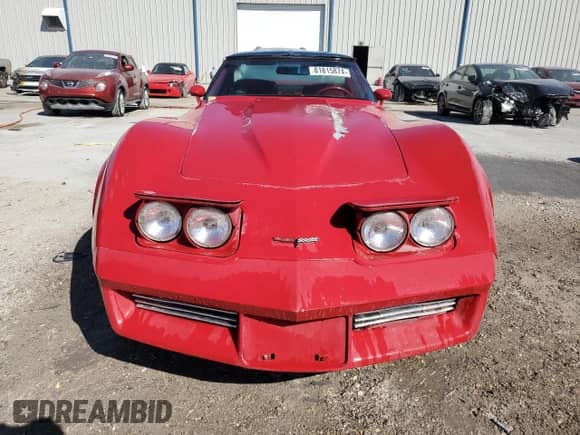 1981 Chevrolet Corvette с VIN 1G1AY8766BS417306, выставлен на аукционе Copart как лот 81815874 с пробегом 90 101 миль миль и Списание • Salvage title. История ставок и продаж доступна на DreamBid. Изображение 5.