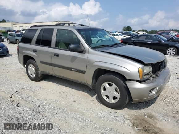 2003 Chevrolet TrailBlazer LS with VIN 1GNDS13S132358996, listed as a Copart auction lot 69185425 with 194,582 mi miles and Salvage title. Bid and sale history available at DreamBid. Image 4.