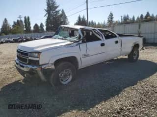 2007 Chevrolet Silverado 2500HD LT1 with VIN 1GCHC23D27F127568, listed as a Copart auction lot 81158155 with Not provided miles and Salvage title. Bid and sale history available at DreamBid. Image 1.