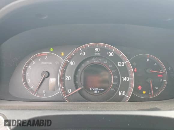 2016 Honda Accord EX-L with VIN 1HGCT2B91GA006097, listed as a Copart auction lot 82358435 with 179,336 mi miles and Salvage title. Bid and sale history available at DreamBid. Image 9.