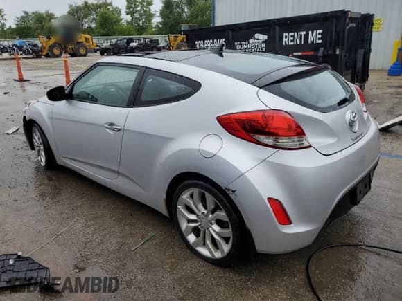 2012 Hyundai Veloster w/Red Int с VIN KMHTC6ADXCU022959, выставлен на аукционе Copart как лот 65585115 с пробегом Не указан миль и Списание • Salvage title. История ставок и продаж доступна на DreamBid. Изображение 2.