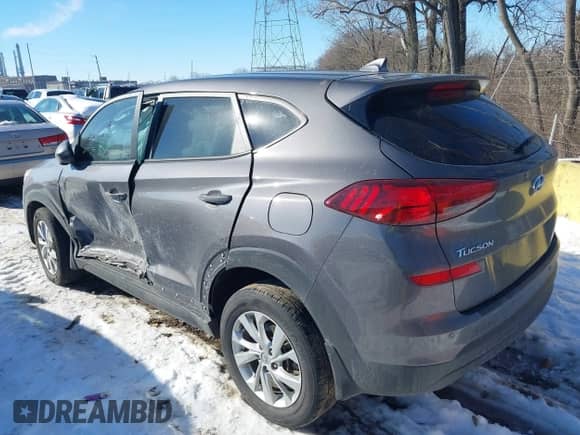 2021 Hyundai Tucson SE with VIN KM8J23A48MU343991, listed as a IAAI auction lot 41355432 with 53,310 mi miles and . Bid and sale history available at DreamBid. Image 3.
