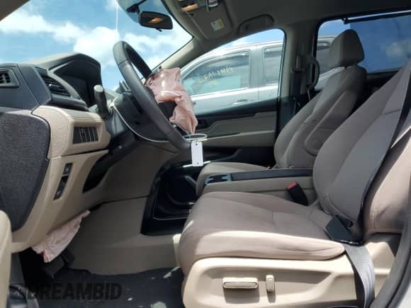 2020 Honda Odyssey LX с VIN 5FNRL6H22LB006122, выставлен на аукционе Copart как лот 62967995 с пробегом 28 025 миль миль и Списание • Salvage title. История ставок и продаж доступна на DreamBid. Изображение 7.