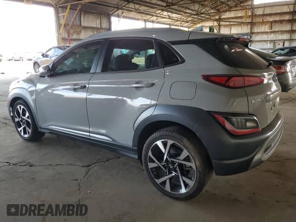 2022 Hyundai Kona Limited z VIN KM8K53A39NU800618, wystawiony jako Copart lot #69212025 z przebiegiem 33 878 mil mil oraz Szkoda całkowita • Salvage title. Historia ofert i sprzedaży dostępna na DreamBid. Obrazek 2.