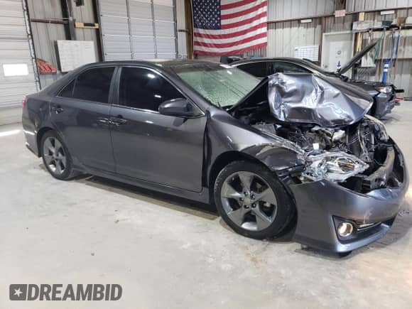 2012 Toyota Camry SE with VIN 4T1BK1FK0CU011736, listed as a Copart auction lot 83826795 with 128,639 mi miles and Salvage title. Bid and sale history available at DreamBid. Image 4.