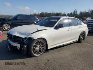 2022 BMW 3 Series M340i xDrive z VIN 3MW5U9J01N8C63539, wystawiony jako Copart lot #71839485 z przebiegiem 29 319 mil mil oraz Szkoda całkowita • Salvage title. Historia ofert i sprzedaży dostępna na DreamBid. Obrazek 1.