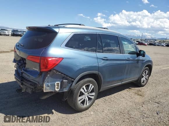 2018 Honda Pilot EX with VIN 5FNYF6H38JB023435, listed as a Copart auction lot 58775495 with 136,905 mi miles and Salvage title. Bid and sale history available at DreamBid. Image 3.