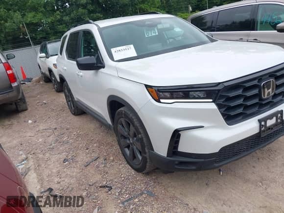 2025 Honda Pilot Sport с VIN 5FNYG1H34SB103753, выставлен на аукционе IAAI как лот 42833527 с пробегом 5 219 миль миль и . История ставок и продаж доступна на DreamBid. Изображение 1.