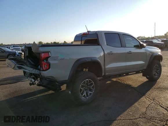 2024 Chevrolet Colorado 4WD ZR2 with VIN 1GCPTFEK4R1178326, listed as a Copart auction lot 67741635 with 34,173 mi miles and Salvage title. Bid and sale history available at DreamBid. Image 3.