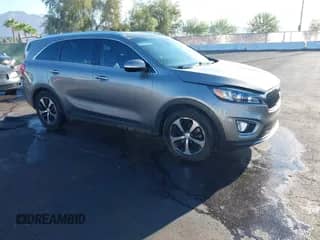 2017 Kia Sorento EX with VIN 5XYPH4A53HG299014, listed as a IAAI auction lot 43244588 with 141,029 mi miles and . Bid and sale history available at DreamBid. Image 1.