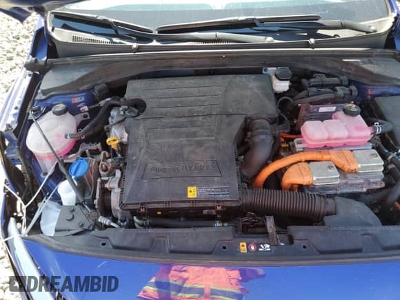 2022 Hyundai Ioniq Limited with VIN KMHCX5LD1NU268667, listed as a Copart auction lot 70755575 with 61,133 mi miles and Salvage title. Bid and sale history available at DreamBid. Image 11.