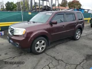 2013 Honda Pilot EX-L with VIN 5FNYF3H52DB019921, listed as a Copart auction lot 85652775 with 167,094 mi miles and Clean title. Bid and sale history available at DreamBid. Image 1.