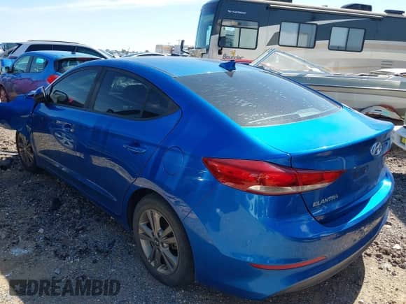 2018 Hyundai Elantra Value Edition z VIN 5NPD84LF6JH368544, wystawiony jako IAAI lot #43121688 z przebiegiem 118 534 mil mil oraz . Historia ofert i sprzedaży dostępna na DreamBid. Obrazek 3.