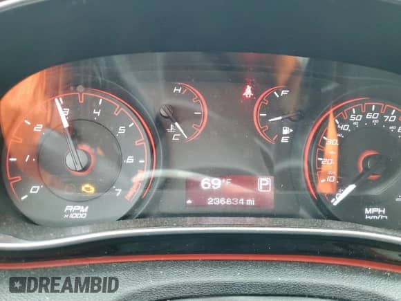 2016 Dodge Dart SXT Sport Blacktop with VIN 1C3CDFFA8GD815963, listed as a Copart auction lot 85161685 with 236,834 mi miles and Salvage title. Bid and sale history available at DreamBid. Image 9.
