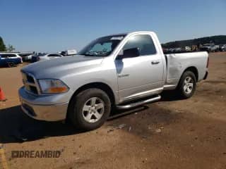 2010 Dodge 1500 ST with VIN 3D7JB1EP5AG116078, listed as a Copart auction lot 74195174 with 107,803 mi miles and Salvage title. Bid and sale history available at DreamBid. Image 1.
