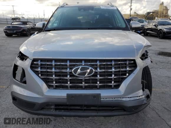 2021 Hyundai Venue Denim with VIN KMHRC8A38MU072127, listed as a Copart auction lot 71934275 with 14,414 mi miles and Salvage title. Bid and sale history available at DreamBid. Image 5.