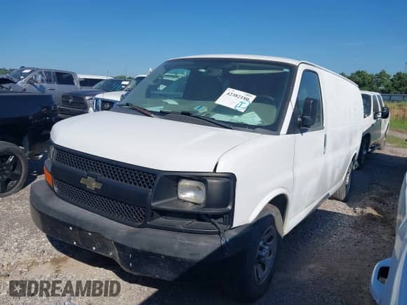 2013 Chevrolet Express Cargo with VIN 1GCSGAFX5D1157375, listed as a IAAI auction lot 42382180 with Not provided miles and . Bid and sale history available at DreamBid. Image 17.
