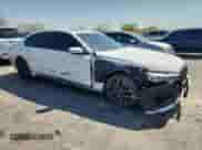 2020 BMW 7 Series 740i with VIN WBA7T2C03LGF96603, listed as a Copart auction lot 61264975 with 58,459 mi miles and Salvage title. Bid and sale history available at DreamBid. Image 4.