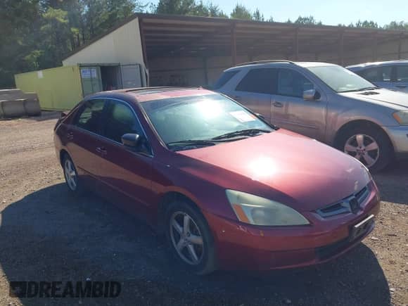 2004 Honda Accord EX with VIN 1HGCM56654A044703, listed as a IAAI auction lot 43254545 with 241,213 mi miles and . Bid and sale history available at DreamBid. Image 1.