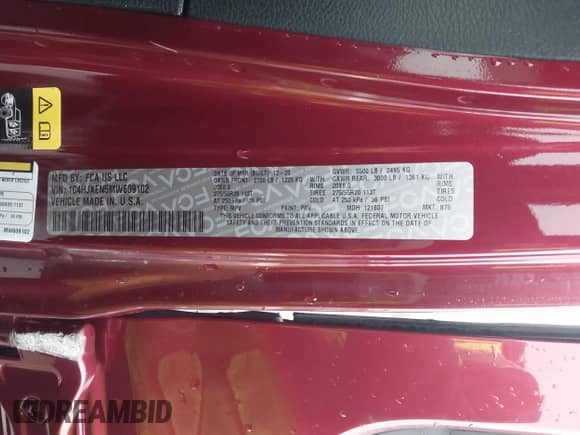 2021 Jeep Wrangler Unlimited Sahara with VIN 1C4HJXEN5MW609102, listed as a IAAI auction lot 41446454 with 31,846 mi miles and . Bid and sale history available at DreamBid. Image 9.