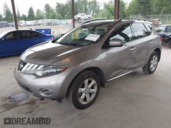 2009 Nissan Murano S with VIN JN8AZ18W99W158814, listed as a IAAI auction lot 42606819 with 99,706 mi miles and . Bid and sale history available at DreamBid. Image 2.