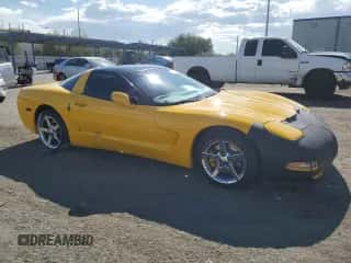 2004 Chevrolet Corvette with VIN 1G1YY22G345124833, listed as a Copart auction lot 70002304 with 78,083 mi miles and Salvage title. Bid and sale history available at DreamBid. Image 4.