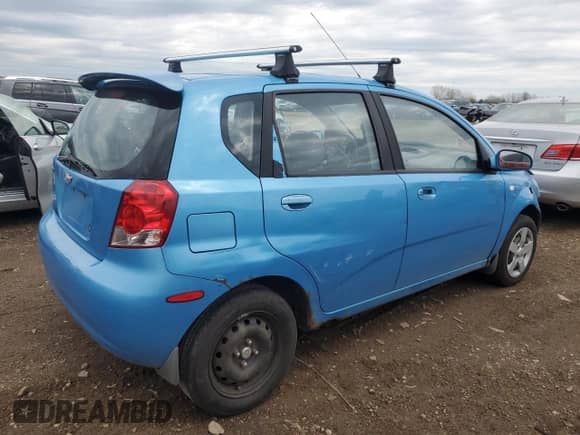 2006 Chevrolet Aveo LT с VIN KL1TG66676B653503, выставлен на аукционе Copart как лот 54095535 с пробегом Не указан миль и Списание • Salvage title. История ставок и продаж доступна на DreamBid. Изображение 3.