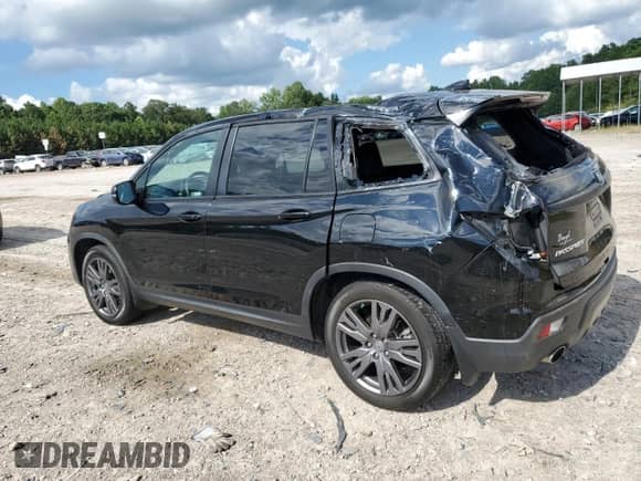 2021 Honda Passport EX-L с VIN 5FNYF7H50MB008715, выставлен на аукционе Copart как лот 68155785 с пробегом 36 958 миль миль и Списание • Salvage title. История ставок и продаж доступна на DreamBid. Изображение 2.