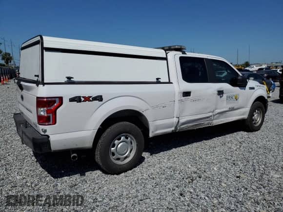 2019 Ford F-150 XL with VIN 1FTFW1E58KKF20215, listed as a Copart auction lot 52313465 with 59,255 mi miles and Salvage title. Bid and sale history available at DreamBid. Image 3.