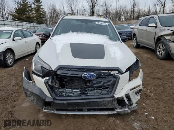 2023 Subaru Forester Wilderness с VIN JF2SKAMC0PH457692, выставлен на аукционе Copart как лот 42827335 с пробегом 15 644 миль миль и Списание • Salvage title. История ставок и продаж доступна на DreamBid. Изображение 5.
