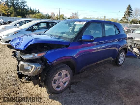 2022 Hyundai Venue SE z VIN KMHRB8A37NU197950, wystawiony jako Copart lot #83760715 z przebiegiem 41 054 mil mil oraz Szkoda całkowita • Salvage title. Historia ofert i sprzedaży dostępna na DreamBid. Obrazek 1.