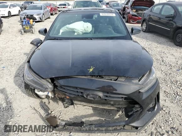 2019 Hyundai Veloster 2.0 z VIN KMHTG6AF2KU013094, wystawiony jako Copart lot #43910314 z przebiegiem 91 143 mil mil oraz Szkoda całkowita • Salvage title. Historia ofert i sprzedaży dostępna na DreamBid. Obrazek 5.