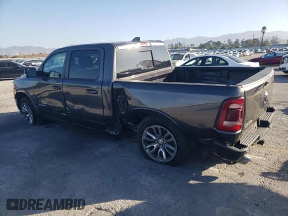 2022 Ram 1500 Laramie with VIN 1C6RREJT5NN143370, listed as a Copart auction lot 71491915 with 38,395 mi miles and Salvage title. Bid and sale history available at DreamBid. Image 2.