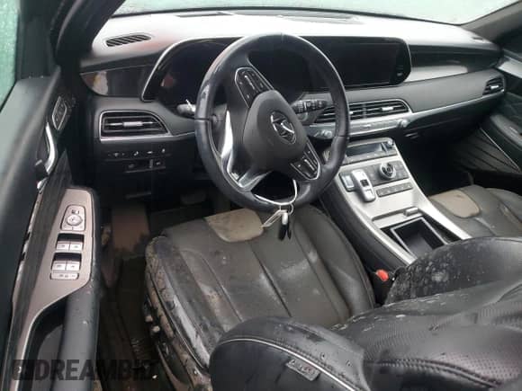 2022 Hyundai Palisade Calligraphy с VIN KM8R7DHE6NU397848, выставлен на аукционе Copart как лот 82774995 с пробегом Не указан миль и Списание • Salvage title. История ставок и продаж доступна на DreamBid. Изображение 8.