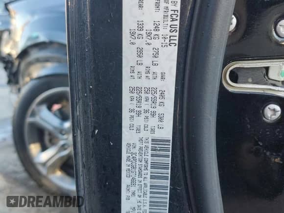 2016 Dodge Journey Crossroad z VIN 3C4PDCGB1GT146691, wystawiony jako Copart lot #47926875 z przebiegiem Nie podano mil oraz Szkoda całkowita • Salvage title. Historia ofert i sprzedaży dostępna na DreamBid. Obrazek 15.