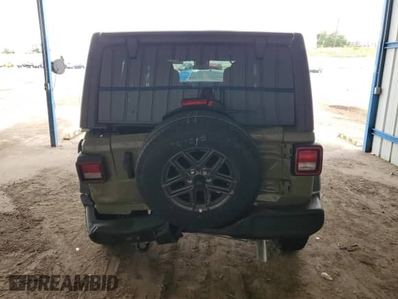 2025 Jeep Wrangler Sport S with VIN 1C4PJXDN2SW521926, listed as a Copart auction lot 65006895 with 341 mi miles and Salvage title. Bid and sale history available at DreamBid. Image 6.