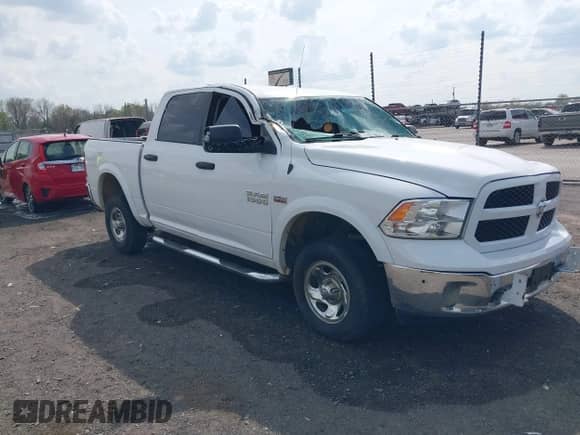 2014 Ram 1500 Big Horn z VIN 1C6RR7LT9ES231624, wystawiony jako IAAI lot #41867542 z przebiegiem 195 414 mil mil oraz . Historia ofert i sprzedaży dostępna na DreamBid. Obrazek 1.