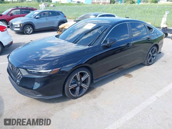 2024 Honda Accord Sport with VIN 1HGCY2F54RA053748, listed as a IAAI auction lot 42824924 with Not provided miles and . Bid and sale history available at DreamBid. Image 2.