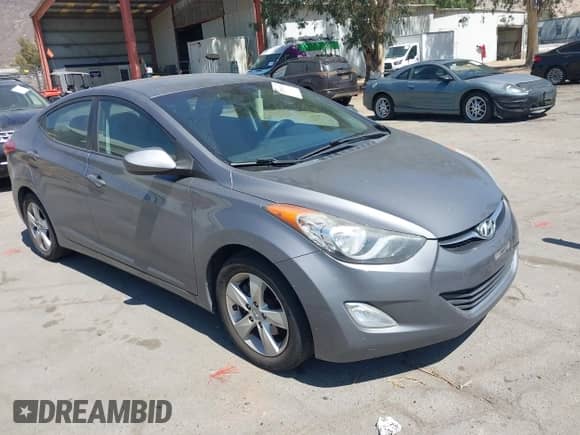 2012 Hyundai Elantra Limited with VIN 5NPDH4AE4CH091387, listed as a IAAI auction lot 42896346 with 158,132 mi miles and . Bid and sale history available at DreamBid. Image 1.