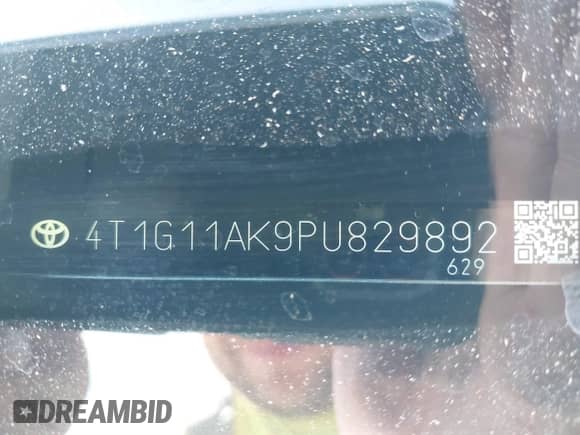 2023 Toyota Camry SE с VIN 4T1G11AK9PU829892, выставлен на аукционе IAAI как лот 42322173 с пробегом 30 334 миль миль и . История ставок и продаж доступна на DreamBid. Изображение 17.