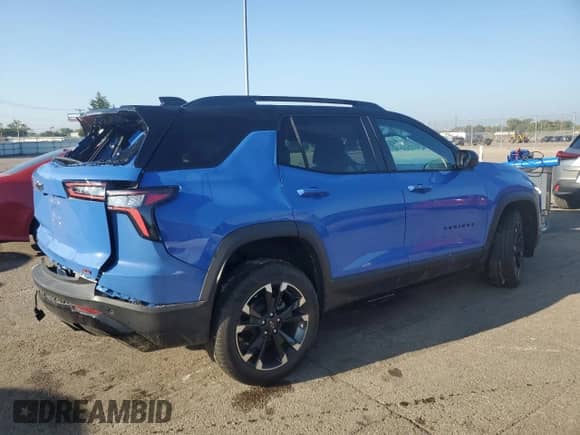 2025 Chevrolet Equinox FWD RS с VIN 3GNAXLEG2SL260601, выставлен на аукционе Copart как лот 81830495 с пробегом 2 456 миль миль и Списание • Salvage title. История ставок и продаж доступна на DreamBid. Изображение 3.