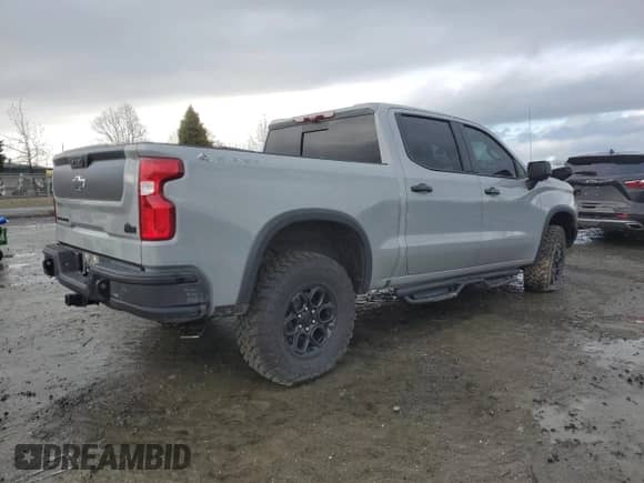 2024 Chevrolet Silverado 1500 ZR2 с VIN 3GCUDHEL0RG314831, выставлен на аукционе Copart как лот 85910774 с пробегом 19 889 миль миль и Списание • Salvage title. История ставок и продаж доступна на DreamBid. Изображение 3.