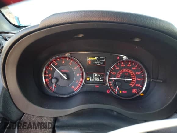 2015 Subaru WRX Premium with VIN JF1VA1D69F8815532, listed as a Copart auction lot 62452325 with 184,857 mi miles and Salvage title. Bid and sale history available at DreamBid. Image 9.