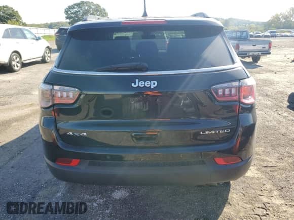 2022 Jeep Compass Limited with VIN 3C4NJDCB4NT205810, listed as a Copart auction lot 81872195 with 57,015 mi miles and Salvage title. Bid and sale history available at DreamBid. Image 6.