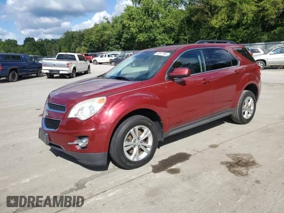 2012 Chevrolet Equinox 2LT with VIN 2GNFLPE58C6246098, listed as a Copart auction lot 70317795 with 102,743 mi miles and Salvage title. Bid and sale history available at DreamBid. Image 1.