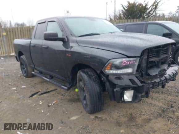 2015 Ram 1500 Express with VIN 1C6RR6FT3FS591379, listed as a IAAI auction lot 41725755 with 192,204 mi miles and . Bid and sale history available at DreamBid. Image 1.