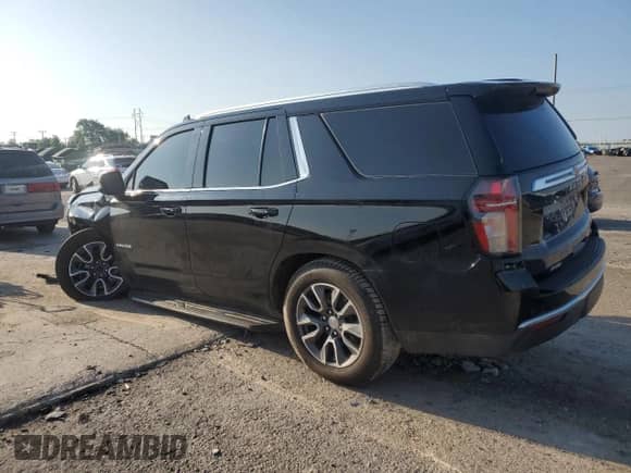 2021 Chevrolet Tahoe LT с VIN 1GNSCNKT0MR307343, выставлен на аукционе Copart как лот 59196075 с пробегом 91 200 миль миль и Списание • Salvage title. История ставок и продаж доступна на DreamBid. Изображение 2.